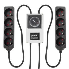 Contacteur Timer 8X600W Lumii Black